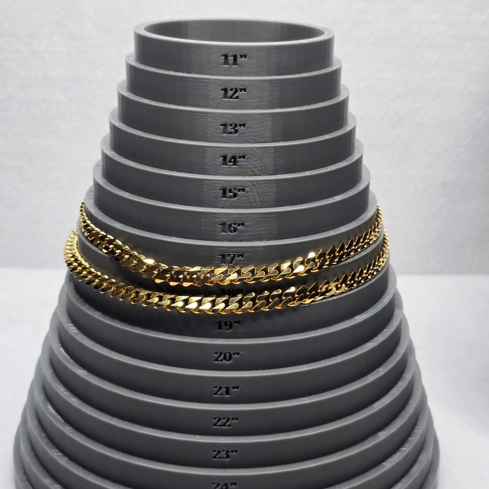Monet Gold Tone Cuban Link Chain Necklace Long 36" Jewelry - Picture 8 of 16
